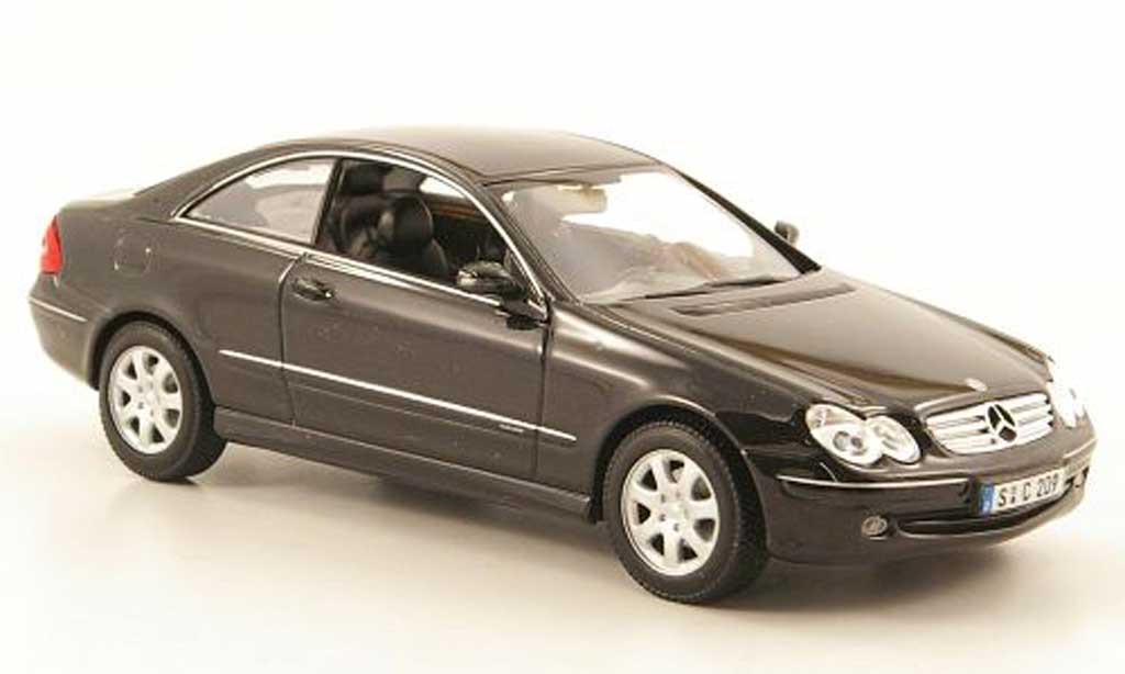 Mercedes Classe CL 1/43 Minichamps K (C209) nero 2001 modellino in miniatura