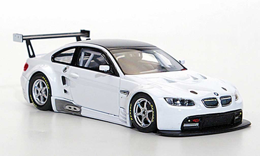 Bmw M3 E92 1/43 Minichamps E92 GT2 bianco 2009 modellino in miniatura