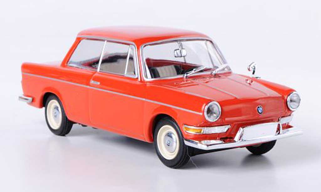 Bmw 700 1/43 Minichamps L rosso 1960 modellino in miniatura