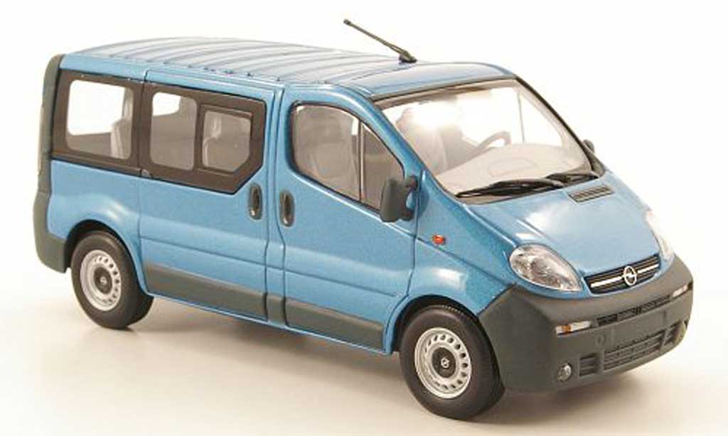 Opel Vivaro 1/43 Minichamps Break blu 2001 modellino in miniatura