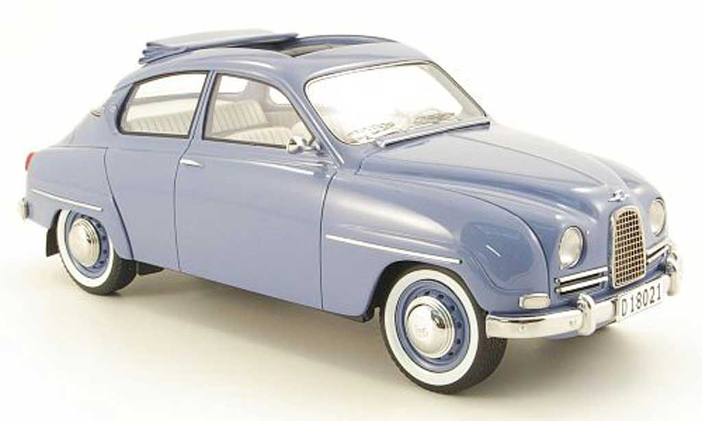 Saab 96 1/18 Neo blu 13 modellino in miniatura