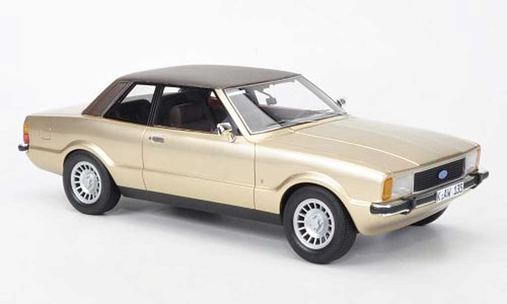 Ford Taunus 1/18 Neo TC2 Ghia or/marronee 1976 modellino in miniatura