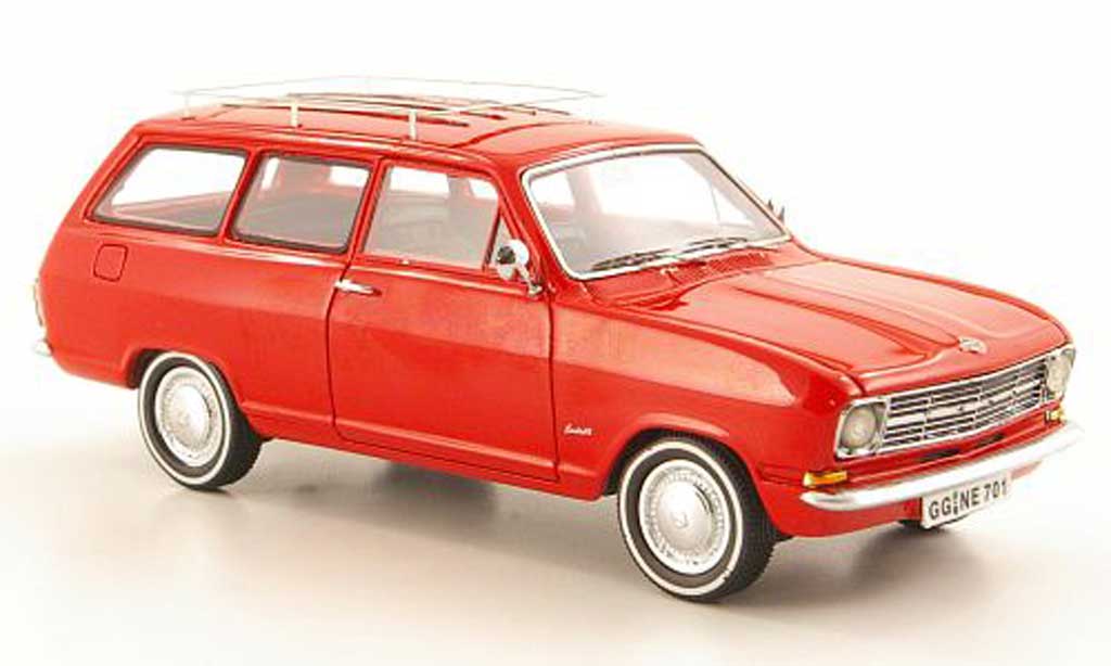 Opel Kadett B 1/43 Neo B Caravan rosso 1971 modellino in miniatura