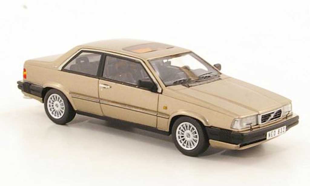 Volvo 780 1/43 Neo Bertone beige 1988 modellino in miniatura
