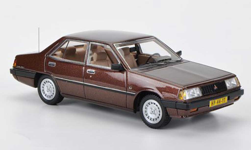 Mitsubishi Galant 2000 GLX 1/43 Neo 2000 GLX (A160) marronee 1981 modellino in miniatura