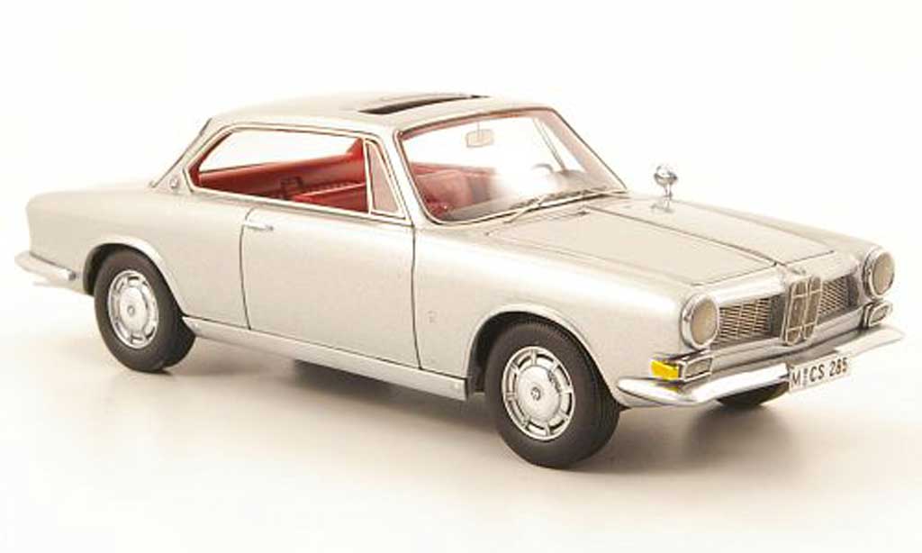 Bmw 3200 1/43 Neo CS Bertone grigio 1961 modellino in miniatura