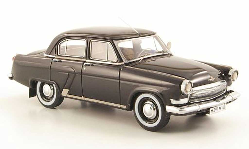 Gaz M21 1/43 Neo nero 1970 modellino in miniatura