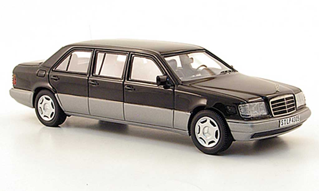 Mercedes 250 1/43 Neo E Diesel (V124) nero W124-Langversion 1990 modellino in miniatura