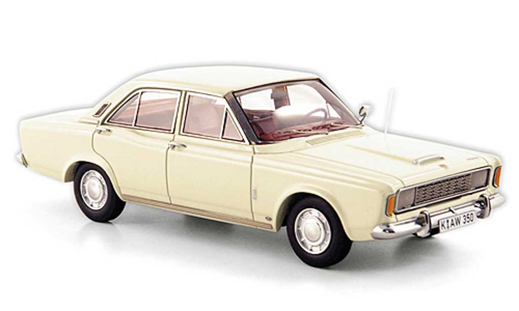 Ford Taunus 1968 1/43 Neo 1968 (P7a) 20M bianco modellino in miniatura