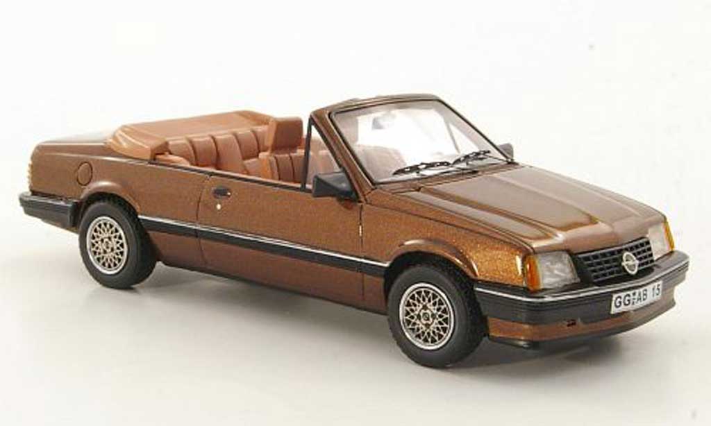 Opel Ascona C 1/43 Neo C Cabriolet marronee 1987 modellino in miniatura