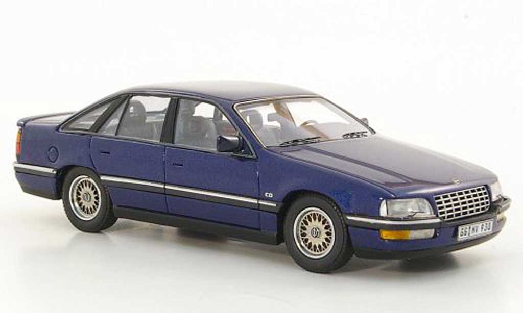 Opel Senator 1/43 Neo B 3.0i 24V blu 1990 modellino in miniatura