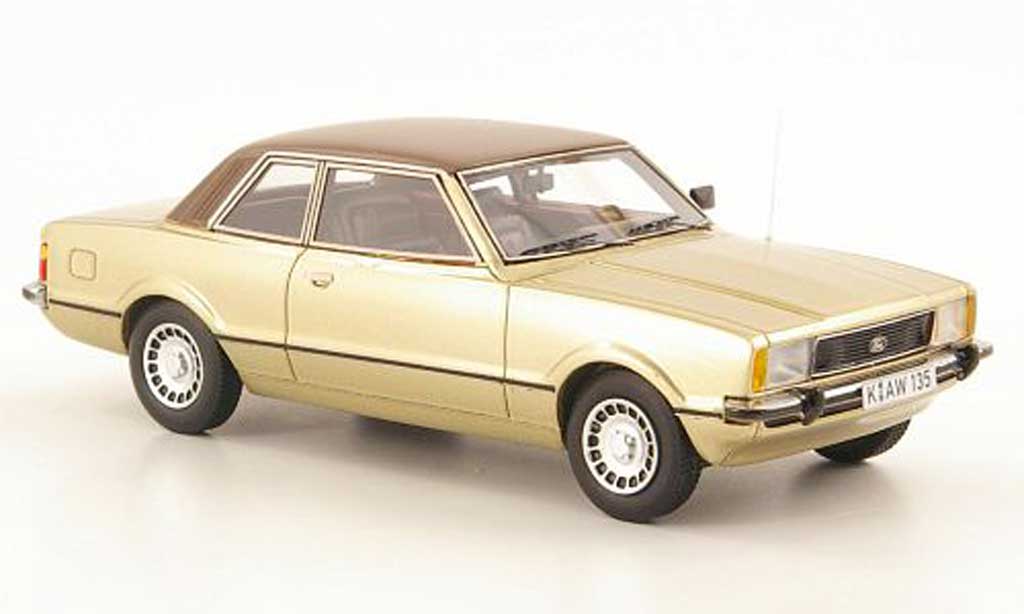 Ford Taunus 1976 1/43 Neo 1976 TC2 Ghia dore/brun modellino in miniatura