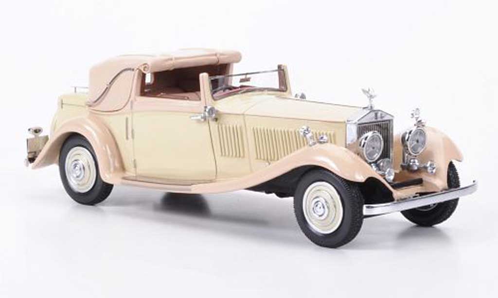 Rolls Royce Phantom 1934 1/43 Neo 1934 II Owen Sedanca Coupe J. Gurnney Nutting & Co. beige/beige 1934 modellino in miniatura