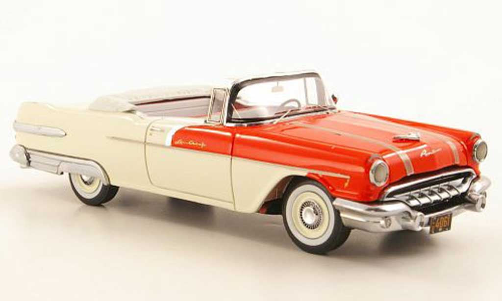 Pontiac Star Chief 1/43 Neo Convertibile rosso/bianco 1956 modellino in miniatura