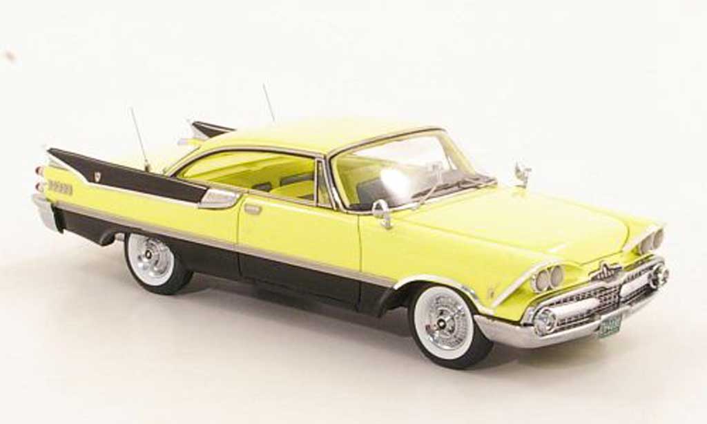 Dodge Custom Royal Lancer 1/43 Neo 2-Door Hardtop Coupe giallo/nero 1959 modellino in miniatura
