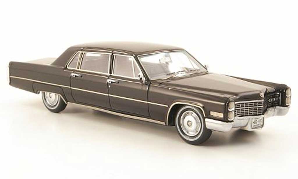 Cadillac Fleetwood 1966 1/43 Neo 1966 75 nero modellino in miniatura