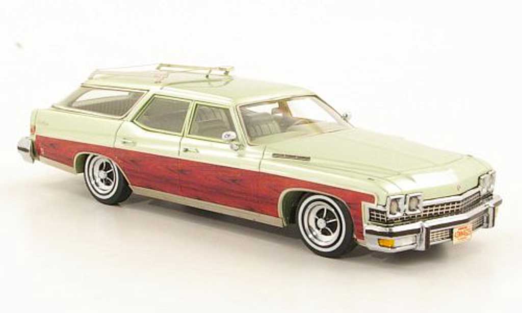 Buick Le Sabre 1/43 Neo Wagon grun/bois 1974 modellino in miniatura