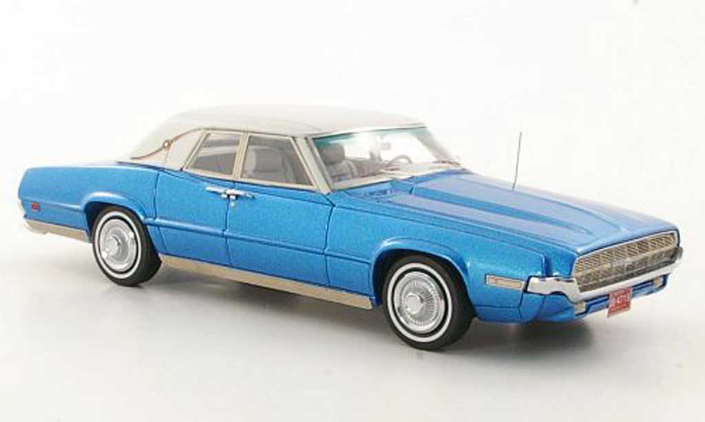 Ford Thunderbird 1969 1/43 Neo 1969 Landau blu/bianco modellino in miniatura