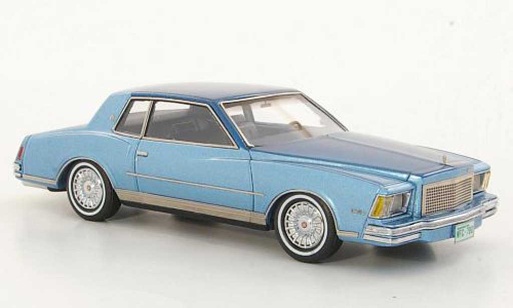Chevrolet Monte Carlo 1/43 Neo blu/blu 1978 modellino in miniatura