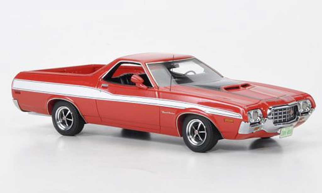 Ford Ranchero 1/43 Neo GT rosso/nero/bianco 1972 modellino in miniatura