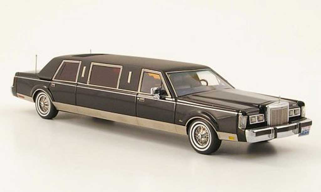 Lincoln Town Car 1985 1/43 Neo 1985 Formal Stretch Limousine nero/mattnero 1985 modellino in miniatura