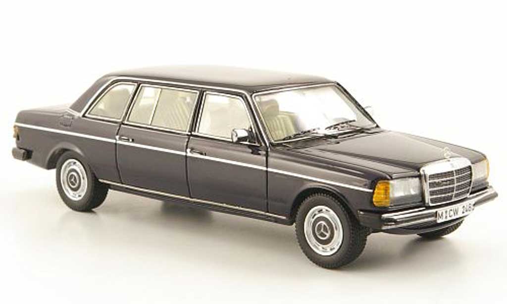Mercedes 240 1/43 Neo D Lang (V123) blu W123-Langversion limited edition 1978 modellino in miniatura