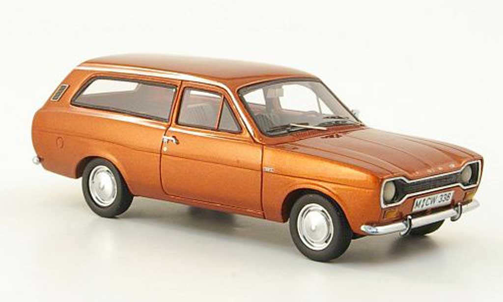 Ford Escort MK1 1/43 Neo MK1 1300 L Turnier marronee limited edition 1971 modellino in miniatura