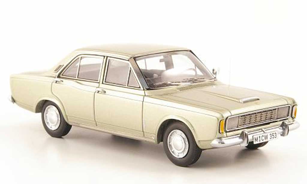 Ford Taunus 1968 1/43 Neo 1968 (P7a) 20M gold limited edition modellino in miniatura