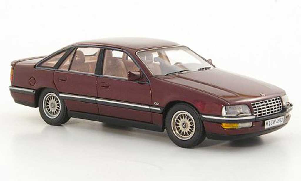 Opel Senator 1/43 Neo B 3.0i 24V rosso limited edition 1990 modellino in miniatura