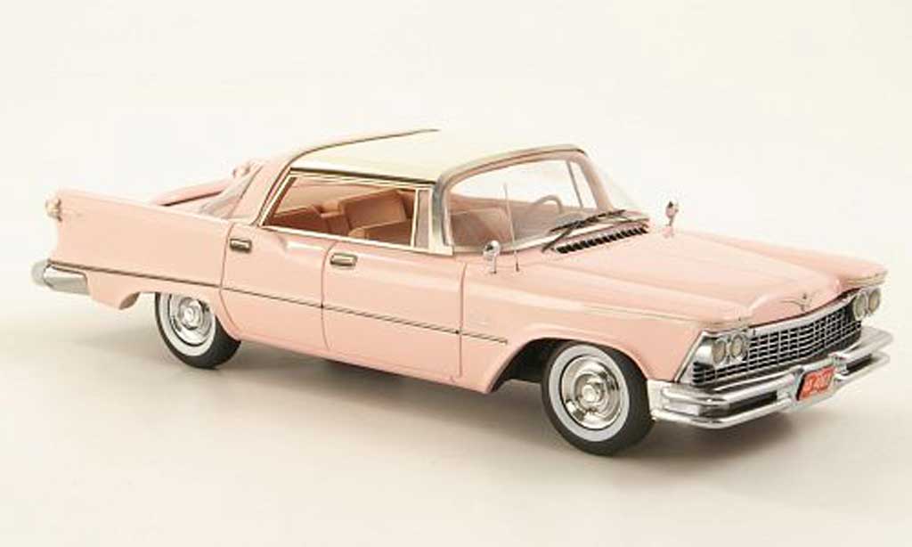 Imperial Crown Southampton 1/43 American Excellence 4-portes HardTop pink/bianco limited edition 1957 modellino in miniatura