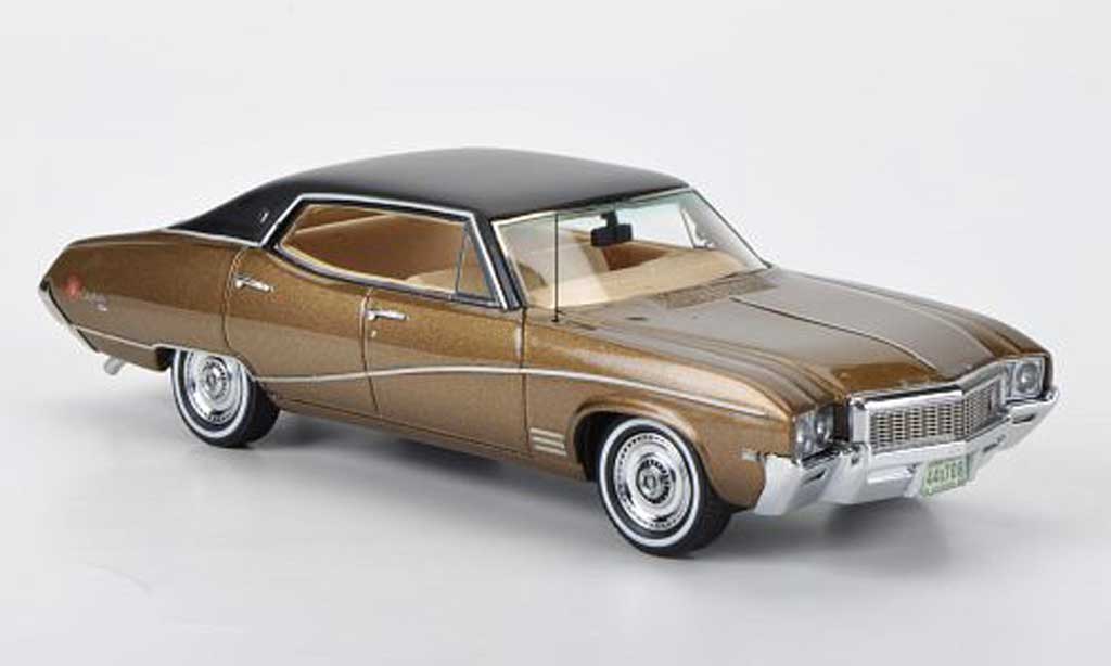 Buick Skylark 1/43 American Excellence Sedan marronee/mattnero limited edition 1968 modellino in miniatura