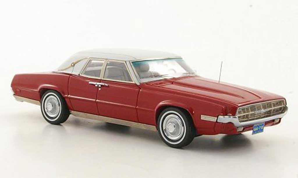 Ford Thunderbird 1969 1/43 American Excellence 1969 Landau rosso/bianco limited edition modellino in miniatura