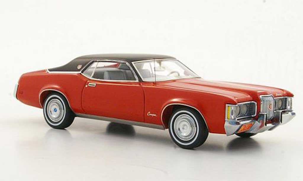 Mercury Cougar 1/43 American Excellence MkII rosso/nero limited edition 1971 modellino in miniatura