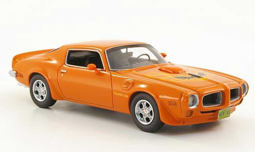 Pontiac Trans Am 1/43 American Excellence Firebird orange limited edition 1972 modellino in miniatura