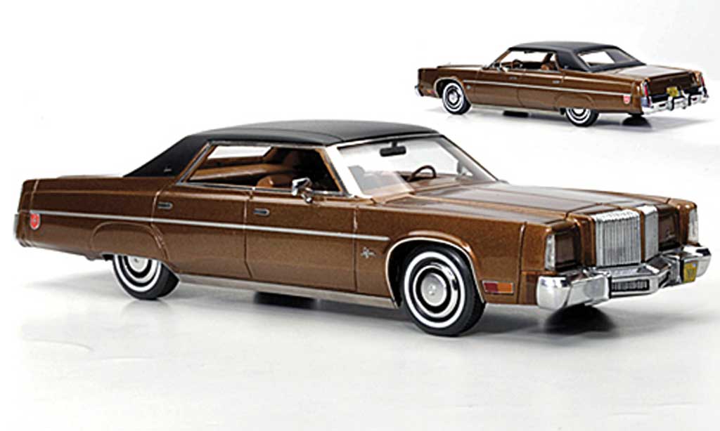 Chrysler Imperial 1/43 American Excellence marronee/nero limited edition 1975 modellino in miniatura