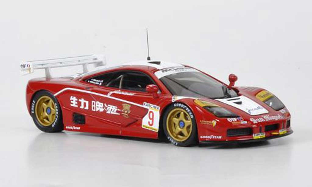 McLaren F1 1/43 IXO GTR No.9 San Miguel Wallace/Grouillard GT Zuhai 1995 modellino in miniatura