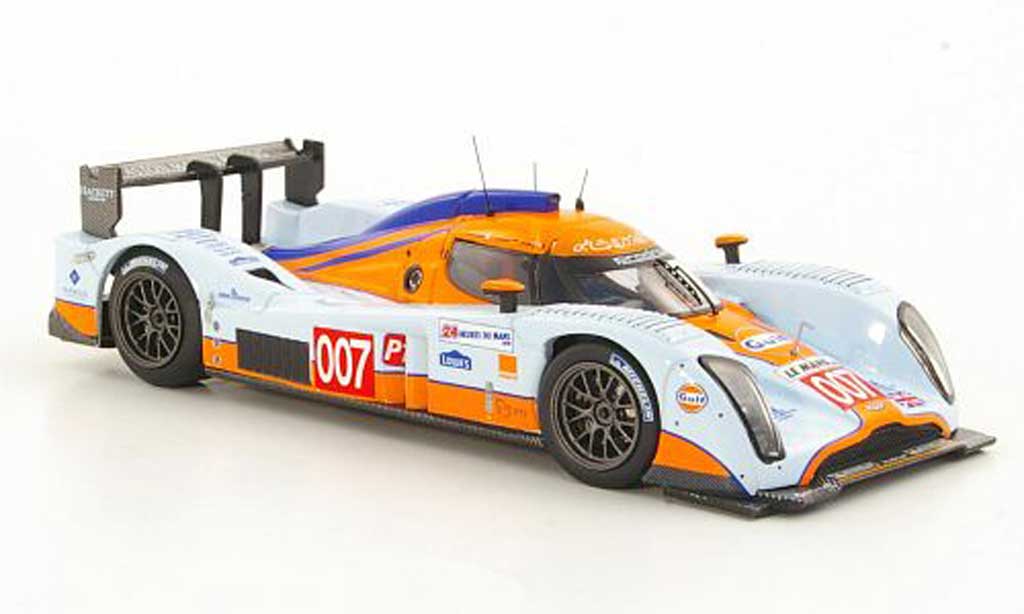 Aston Martin LMP1 1/43 IXO Lola No.007 Gulf H.Primat / S.Mucke / A.Fernandez 24h Le Mans 2010 modellino in miniatura