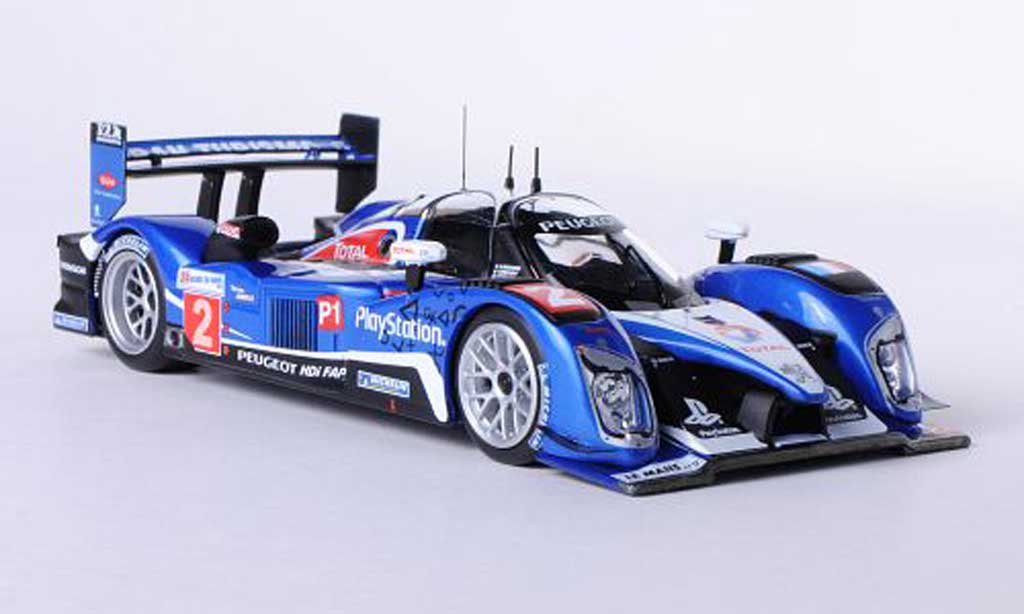 Peugeot 908 2010 1/43 IXO 2010 HDi-FAP No.2 Gran Turismo N.Minassian / S.Sarrazin / F.Montagny 24h Le Mans modellino in miniatura