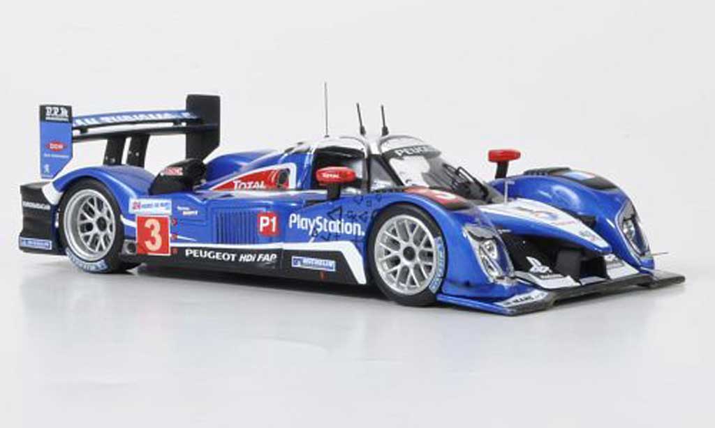 Peugeot 908 2010 1/43 IXO 2010 HDI No.3 Total 24h Le Mans modellino in miniatura