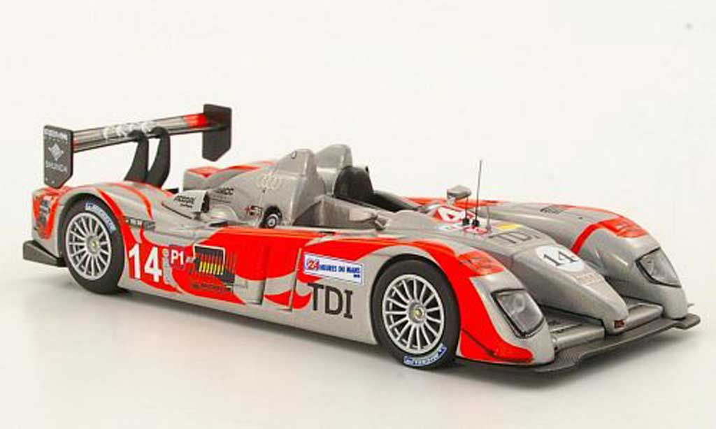 Audi R10 2010 1/43 IXO 2010 TDI No.14 C.Bouchut / S.Tucker / M.Rodrigues 24h Le Mans modellino in miniatura
