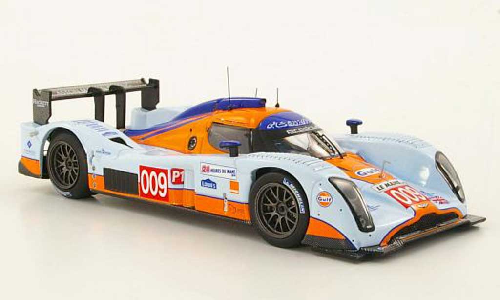 Aston Martin LMP1 1/43 IXO Lola No.009 Gulf D.Turner / J.Barazi / S.Hancock 24h Le Mans 2010 modellino in miniatura