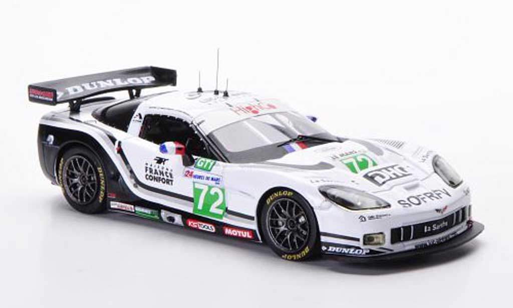 Chevrolet Corvette C6 1/43 IXO C6 R No.72 S.Gregoire / J.Policard / D.Hart 24h Le Mans 2010 modellino in miniatura