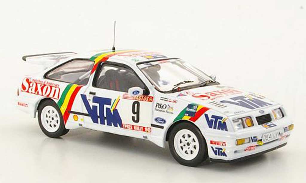 Ford Sierra Cosworth RS 1/43 IXO Cosworth RS No.9 C.McRae / D.Ringer Rally Ypern 1990 modellino in miniatura