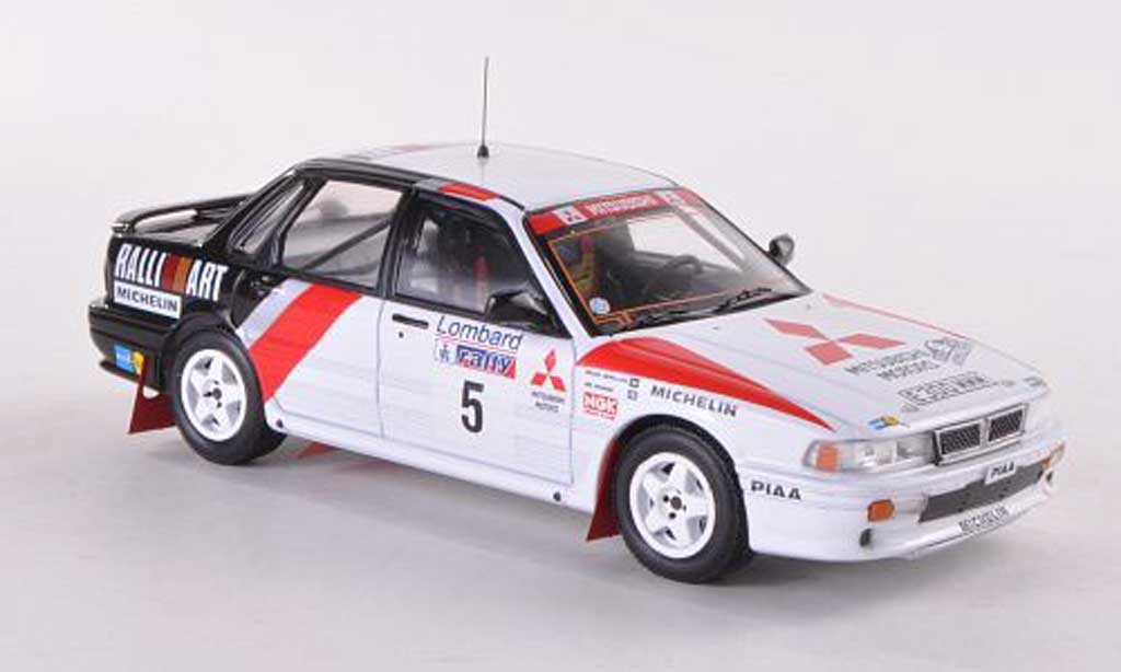 Mitsubishi Galant VR4 1/43 IXO VR4 No.5 Ralliart RAC Rally 1988 Vatanen/Belglund modellino in miniatura