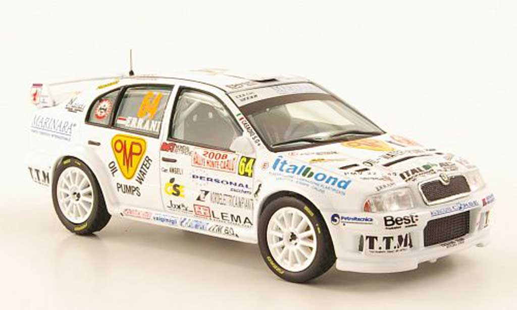 Skoda Octavia 1/43 IXO WRC No.64 Rally Monte Carlo 2008 modellino in miniatura