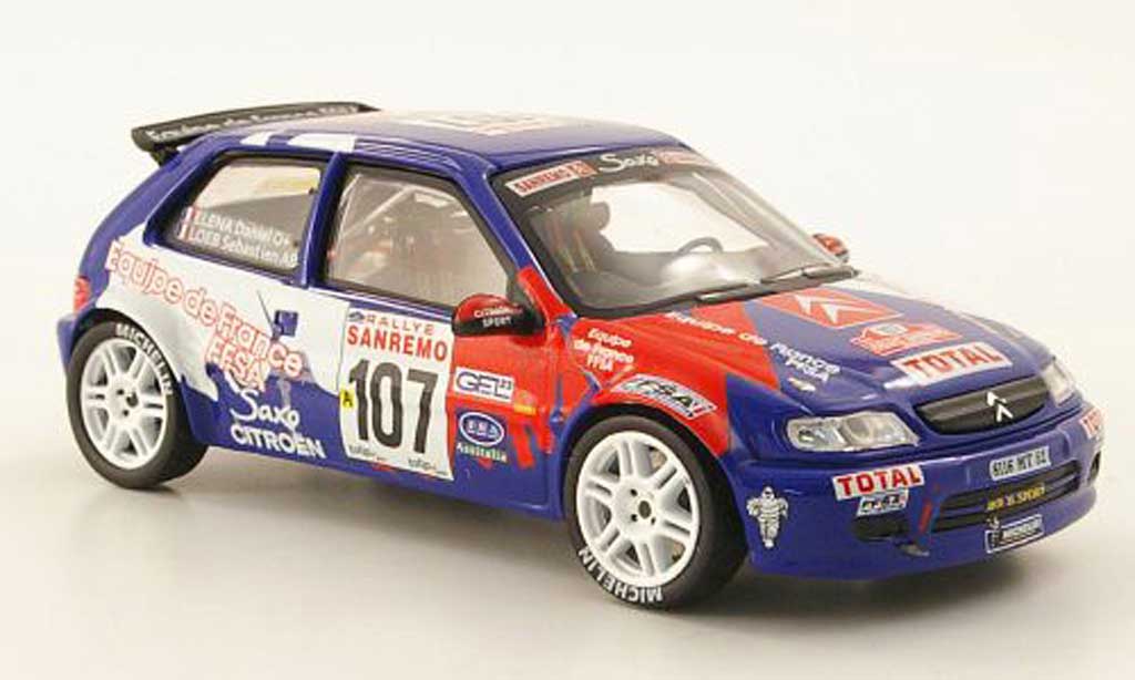 Citroen Saxo Kit Car 1999 1/43 IXO Kit Car 1999 No.107 Rally Sanremo modellino in miniatura