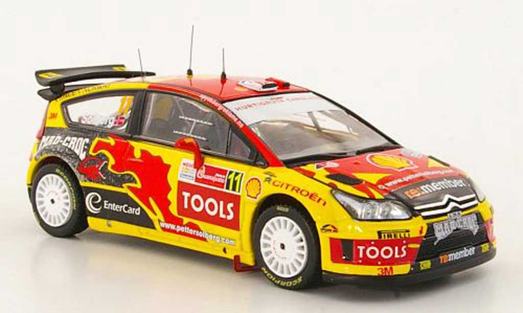Citroen C4 WRC 2010 1/43 IXO WRC 2010 No.11 P.Solberg / D.Mills Rally Mexiko modellino in miniatura