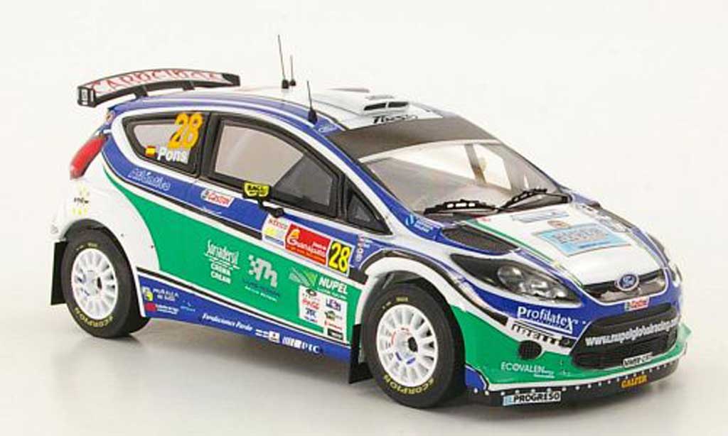 Ford Fiesta S2000 1/43 IXO S2000 No.28 X.Pons / A.Haro Rally Mexiko 2010 modellino in miniatura