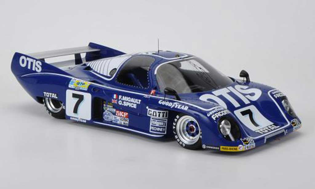 Rondeau M379C 1/18 Spark No.7 Otis F. Migault / G.Spice 24h Le Mans 1981 modellino in miniatura