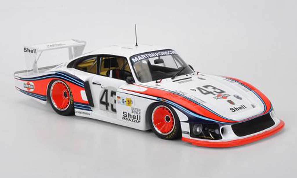 Porsche 935 1978 1/18 Spark 1978 No.43 Moby Dick Martini R.Stommelen/M.Schurti 24h Le Mans modellino in miniatura
